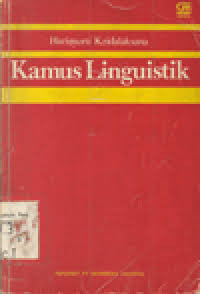 Image of Kamus Linguistik